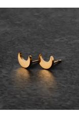 Panache Gold Crescent Earrings