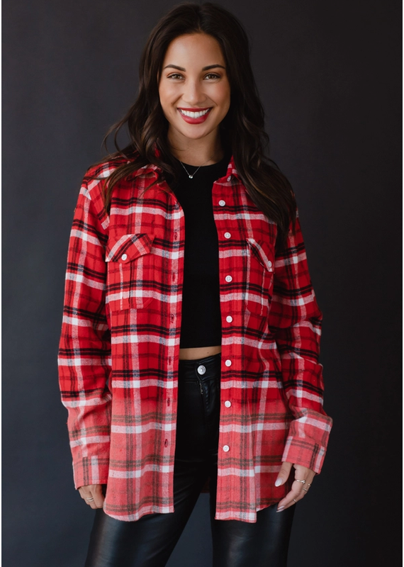 Panache Feel the Love Red & Black Flannel (S-XL)