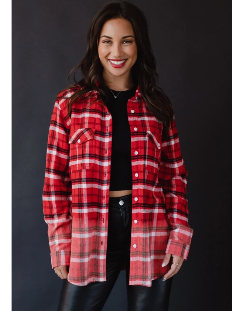 Panache Feel the Love Red & Black Flannel (S-XL)