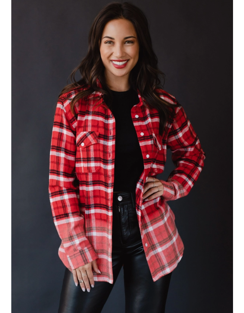 Panache Feel the Love Red & Black Flannel (S-XL)