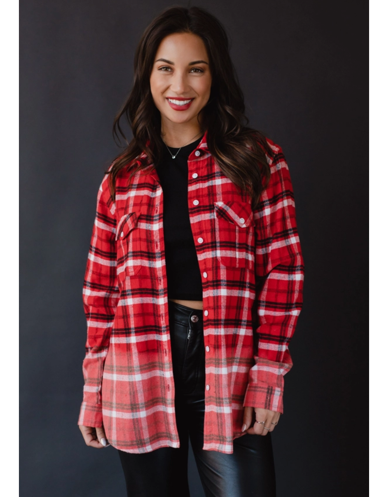 Panache Feel the Love Red & Black Flannel (S-XL)