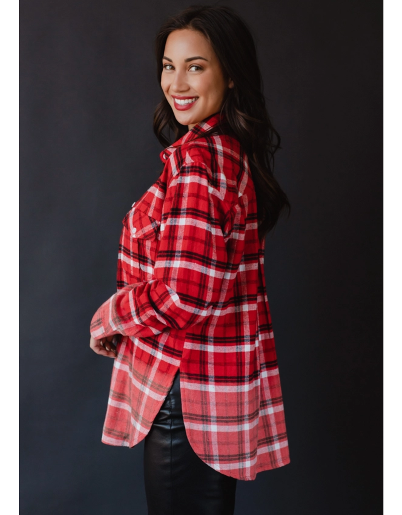 Panache Feel the Love Red & Black Flannel (S-XL)
