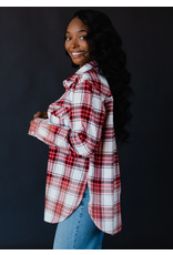 Panache Date Night Red & White Flannel (S-XL)