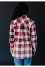 Panache Date Night Red & White Flannel (S-XL)