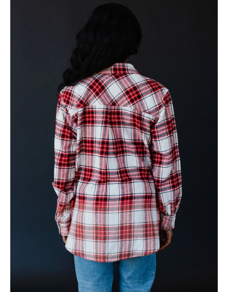 Panache Date Night Red & White Flannel (S-XL)