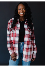 Panache Date Night Red & White Flannel (S-XL)