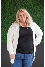 Michelle Mae MM White Pocket Cardigan (S-2XL)