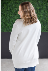 Michelle Mae MM White Pocket Cardigan (S-2XL)