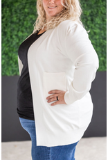 Michelle Mae MM White Pocket Cardigan (S-2XL)