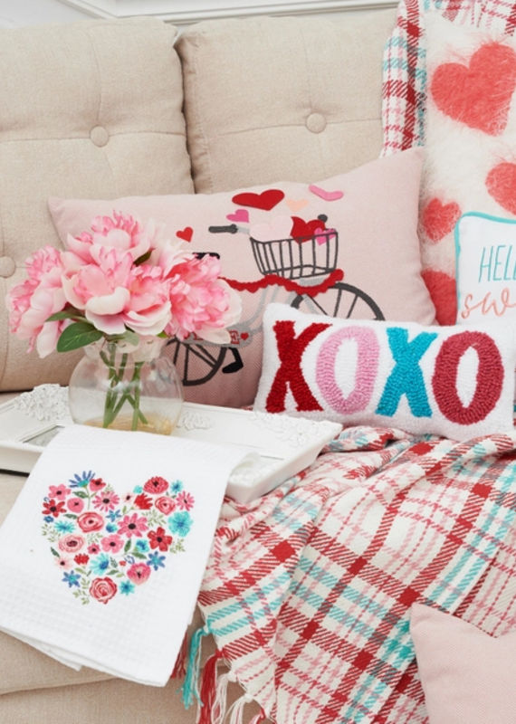 C&F Mini XOXO Throw Pillow *SALE*