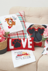 C&F Mini Love Paw Throw Pillow *SALE*