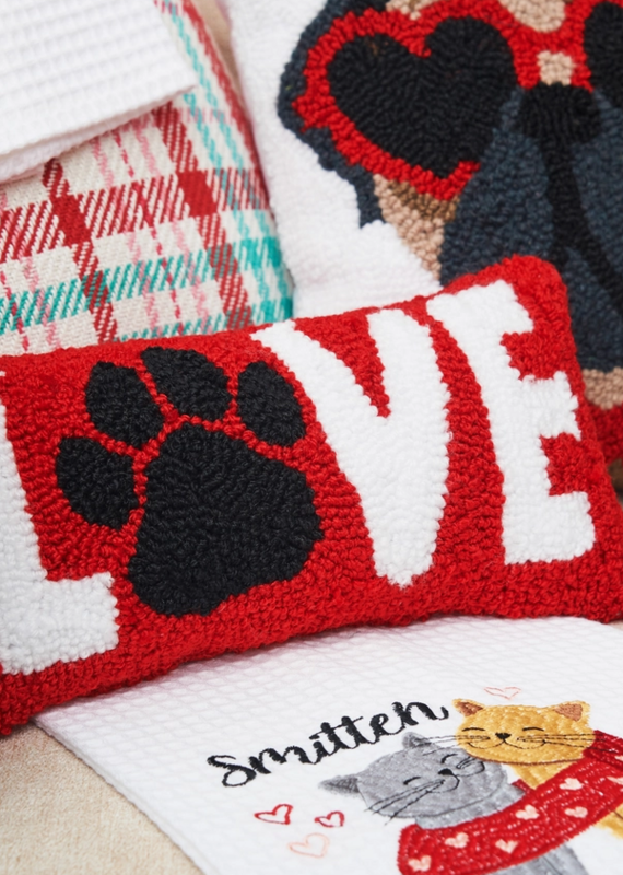 C&F Mini Love Paw Throw Pillow *SALE*