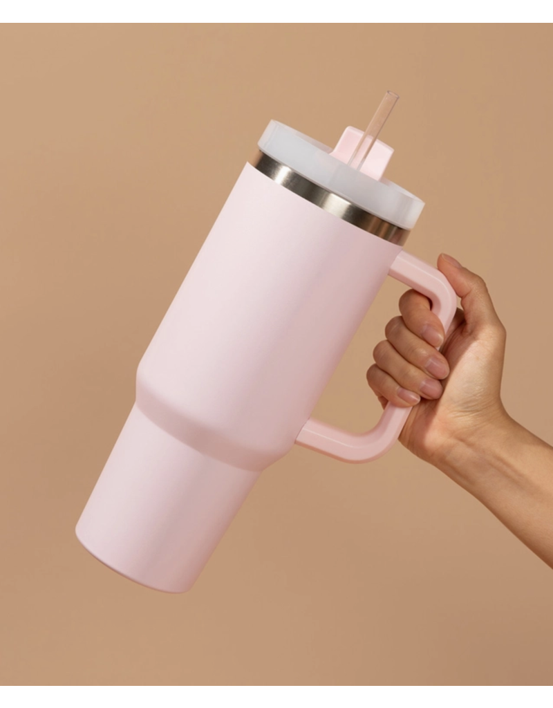 Sweet Water Decor Baby Pink 40oz Travel Tumbler