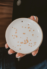 Sweet Water Decor Gold Speckled Jewelry Dish