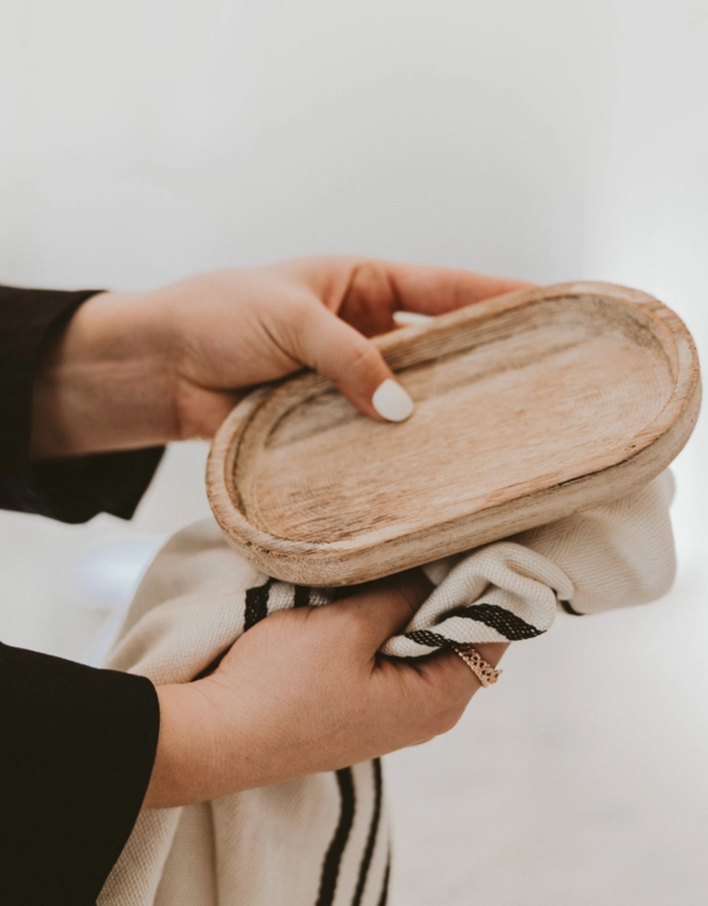Sweet Water Decor Small Rustic Wood Tray