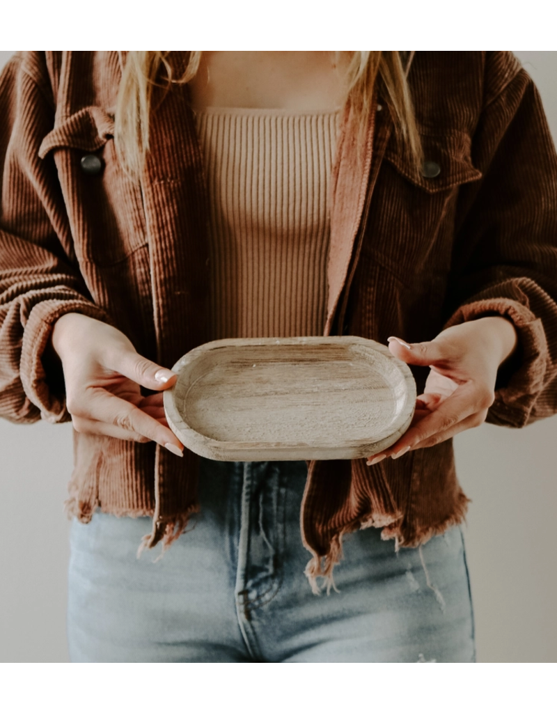 Sweet Water Decor Small Rustic Wood Tray