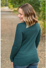Michelle Mae MM Evergreen Harper LS Henley (S-2XL)