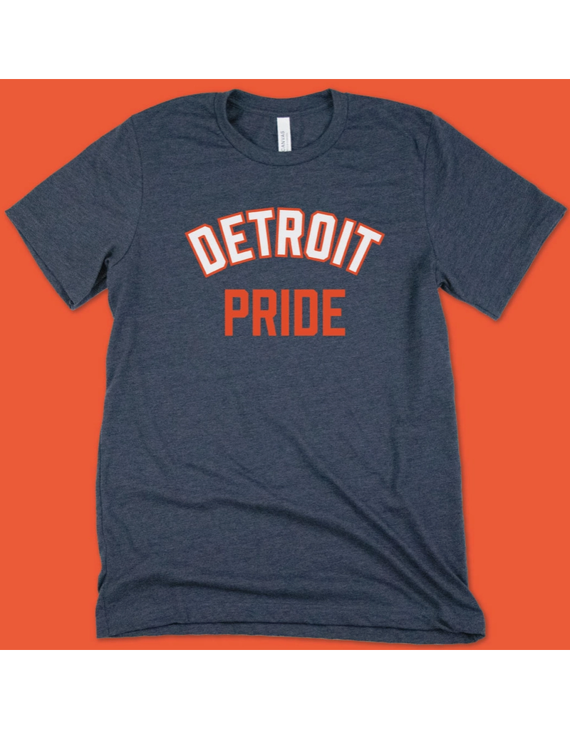 Bella Canvas Unisex Navy Detroit Pride Tee (S-XL)