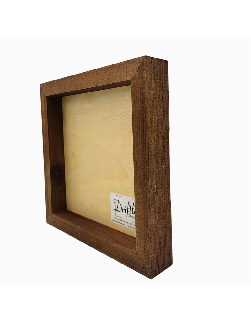 Driftless Studios 6"x6" Docking Pontoon Wood Sign