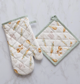 Audrey's Utensils Oven & Mitt Pot Holder