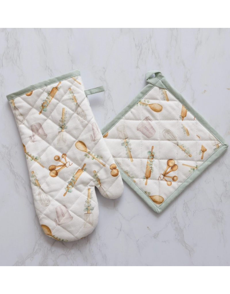 Audrey's Utensils Oven & Mitt Pot Holder