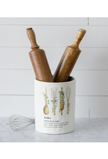 Audrey's Baking Utensils Kitchen Crock