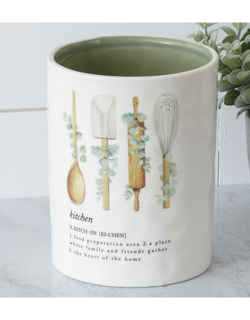 Audrey's Baking Utensils Kitchen Crock
