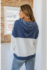Liam & Co Carson Navy White Hoodie (S-XL)