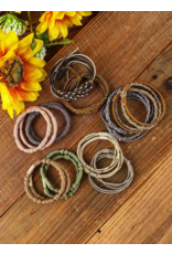 Liam & Co Boho Hair Tie Bundle of 10