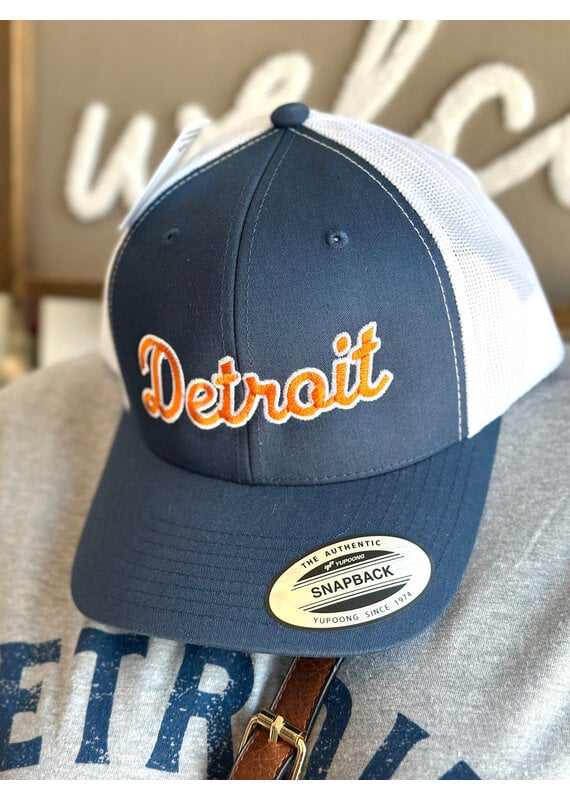 Live Love Michigan Detroit Baseball Trucker Snap Hat