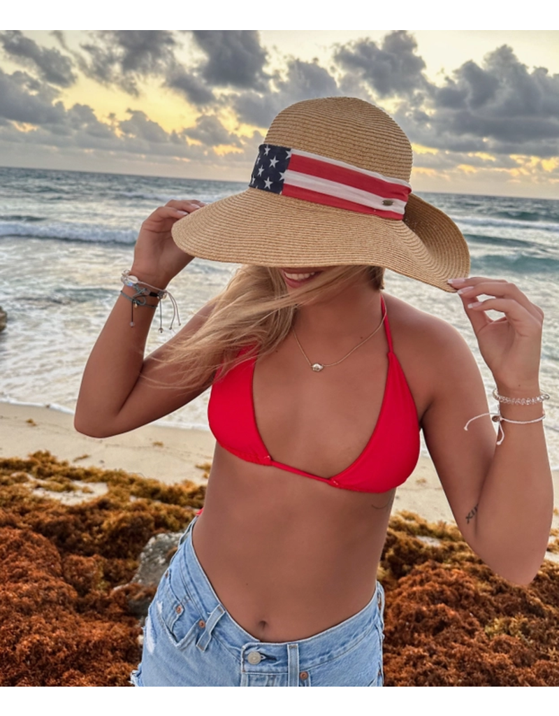 CC USA Ribbon CC Sun Hat
