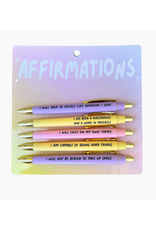 Fun Club Humorous Self Affirmations Pen Set