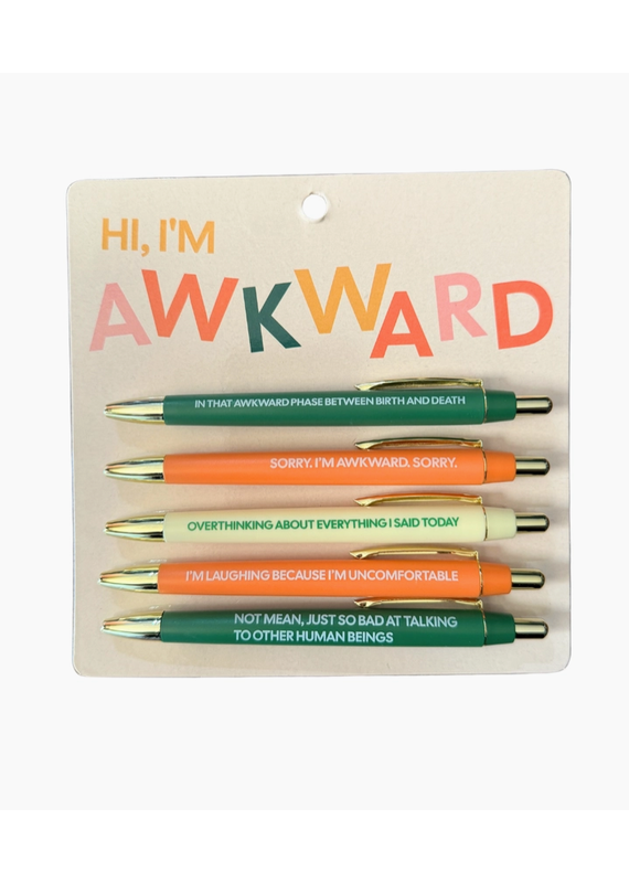 Fun Club Awkward Pen Set