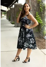 Michelle Mae MM Cassidy Black Midi Dress (S-XL)