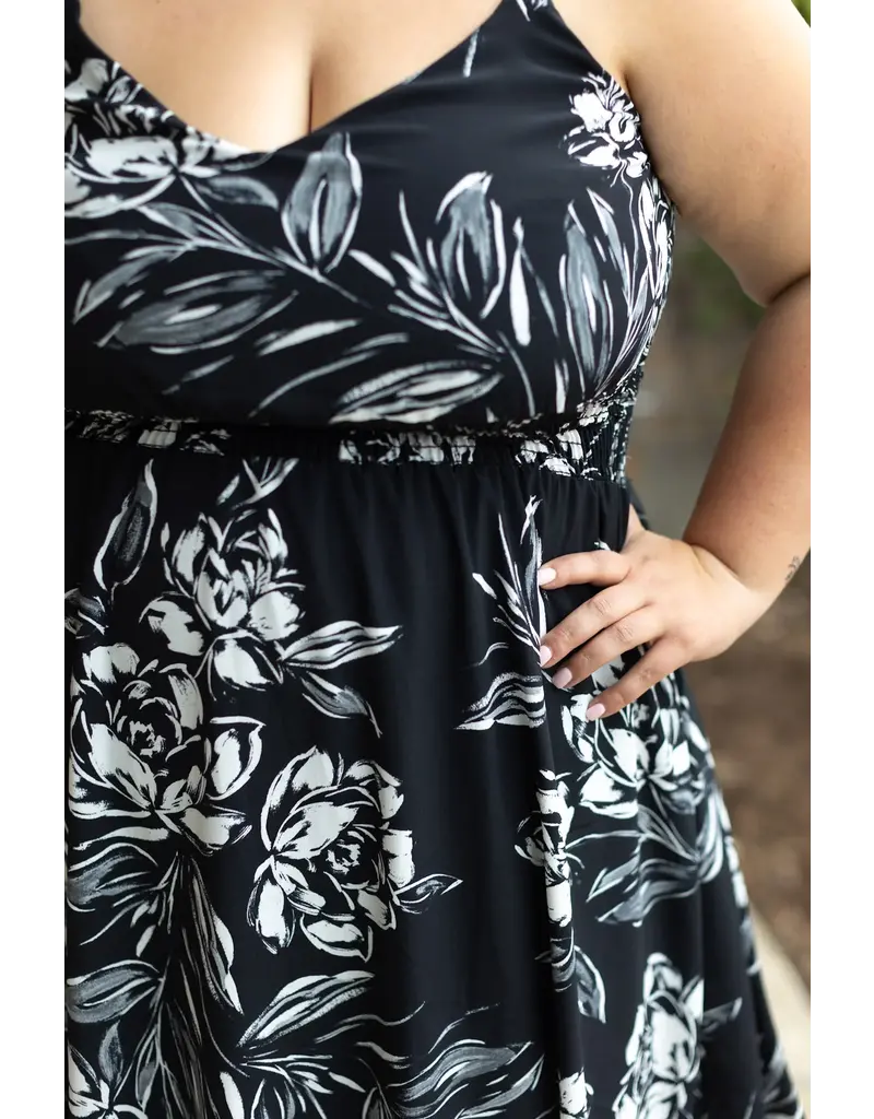 Michelle Mae MM Cassidy Black Midi Dress (S-XL)
