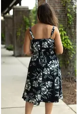 Michelle Mae MM Cassidy Black Midi Dress (S-XL)