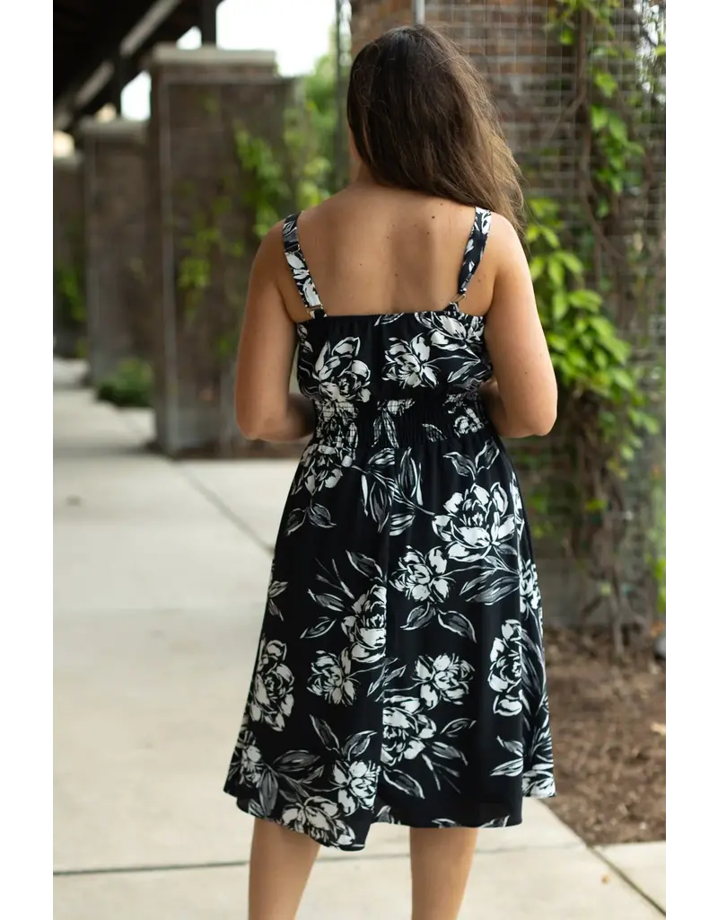 Michelle Mae MM Cassidy Black Midi Dress (S-XL)