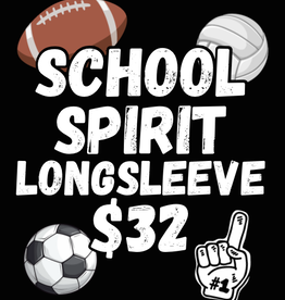 Bella Canvas CUSTOM SCHOOL SPIRIT *LONGSLEEVE*