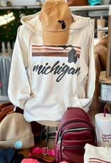 Simply Stated *IN-STOCK* Michigan Double Neck Hoodie (L & XL Only)