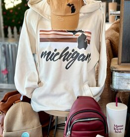 Simply Stated *IN-STOCK* Michigan Double Neck Hoodie (L & XL Only)