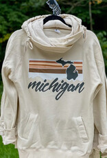 Simply Stated *IN-STOCK* Michigan Double Neck Hoodie (L & XL Only)