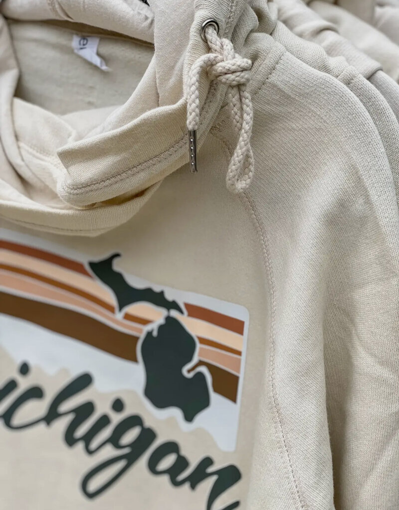 Simply Stated *IN-STOCK* Michigan Double Neck Hoodie (L & XL Only)