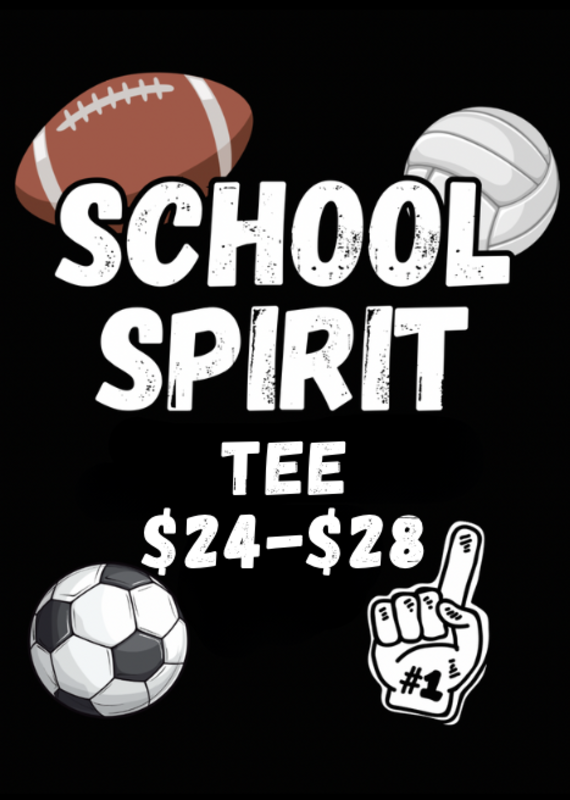Bella Canvas CUSTOM SCHOOL SPIRIT *T-SHIRT*