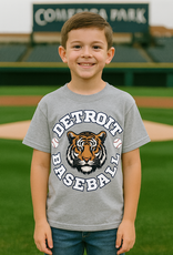 *PRE-ORDER* Detroit Baseball Gray Tee/Crew (Youth/Adult)