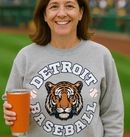 *PRE-ORDER* Detroit Baseball Gray Tee/Crew (Youth/Adult)