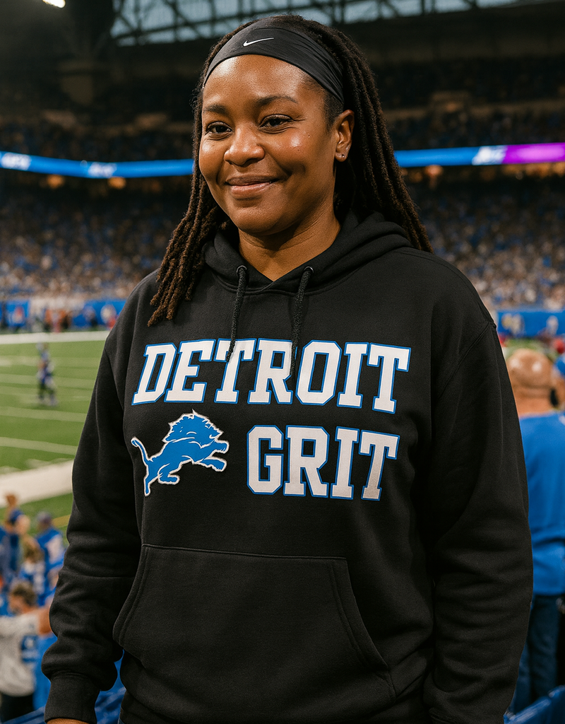 Gildan *PRE-ORDER* Detroit Grit Black Hoodie (Youth/Adult)