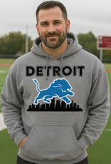 Gildan *PRE-ORDER* Detroit City Gray Hoodie (S-4XL)