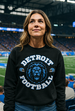 Gildan *PRE-ORDER* Detroit Football Black Lion Crew/Hoodie (S-4XL)