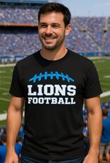 Gildan *PRE-ORDER* Lions Football Black Tee (Adult/Youth)