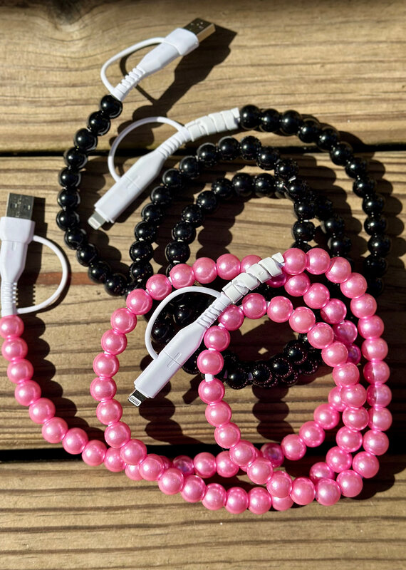 Beaded Dual Phone Chargers